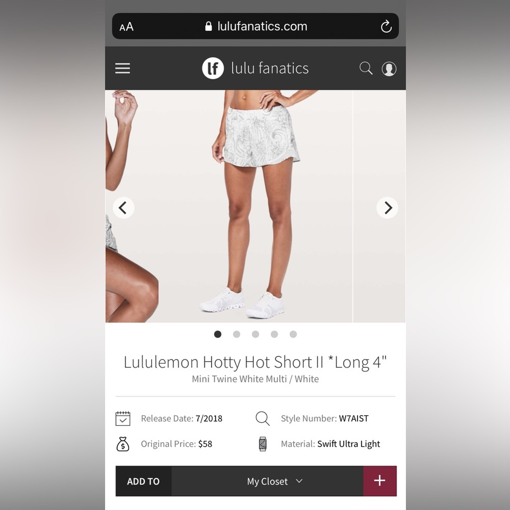 Lululemon shorts